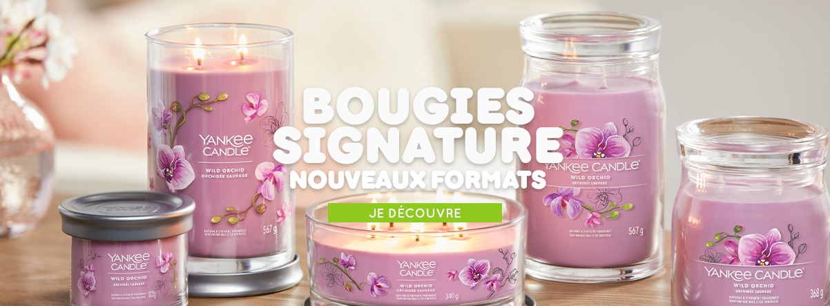 bougies signature Yankee Candle boutique paris